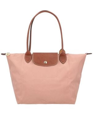 Longchamp Le Pliage Original Medium Canvas Tote - Pink