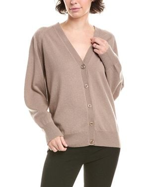 Max Mara Ampezzo Wool & Cashmere-Blend Cardigan - Natural