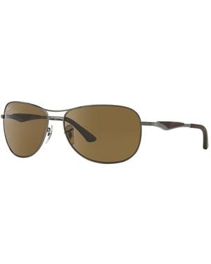 Ray-Ban Rb3519 62mm Polarized Sunglasses - Natural