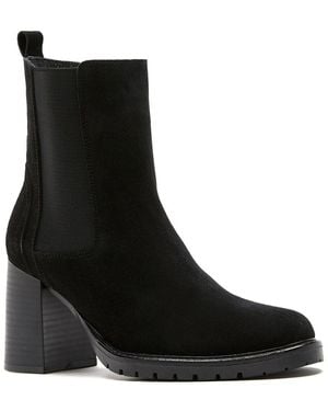 La Canadienne Lively Suede Bootie - Black