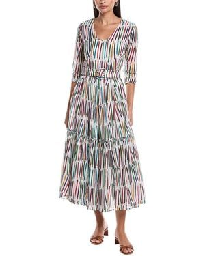 Samantha Sung Melanie Midi Dress - White