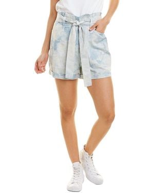 A.L.C. Davidson Linen-Blend Short - Blue