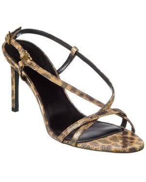 Celine Suede Sandal - Metallic