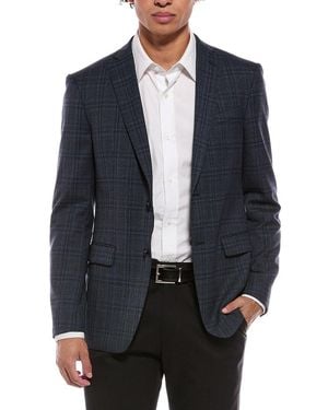 John Varvatos Star U.S.A. Bedford Wool-Blend Jacket - Blue