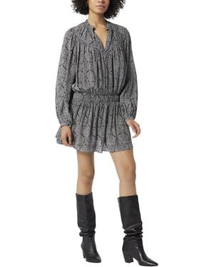 Joie Essex Silk Mini Dress - Gray