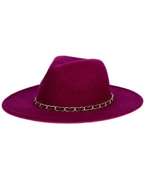 San Diego Hat Chain Fedora - Red