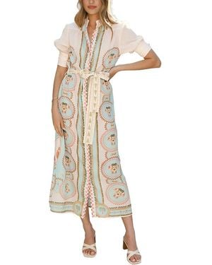 CAMILA BLANCO Midi Dress - Natural