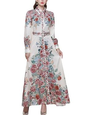 MIRA RICHI Maxi Dress - White