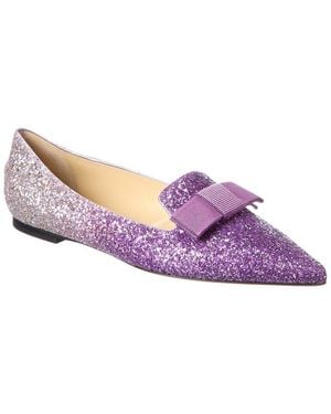 Jimmy Choo Gala Glitter Flat - Multicolour