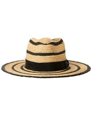BTB Los Angeles Harlow Straw Hat - Metallic