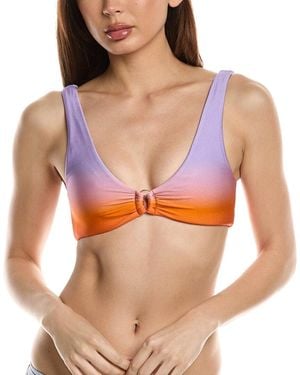 Jonathan Simkhai Astrid Bikini Top - Orange