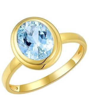 Kai Fine Jewelry 14K 2.00 Ct. Tw. Aquamarine Cocktail Ring - Blue
