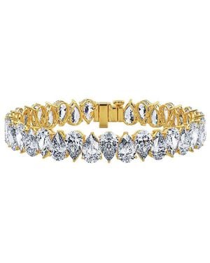 Lab Grown Diamonds 14K 30.50 Ct. Tw. Lab-Grown Diamond Tennis Bracelet - White