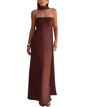 DELI S Solid Maxi Dress - Purple