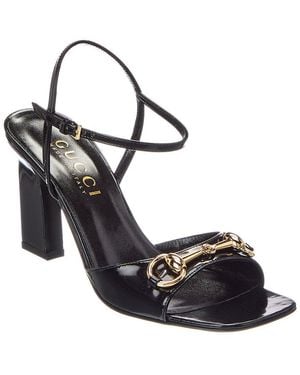 Gucci Signora Leather Sandal - Black