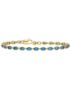 Lab Grown Diamonds 14K 4.60 Ct. Tw. Lab-Grown Diamond Tennis Bracelet - White