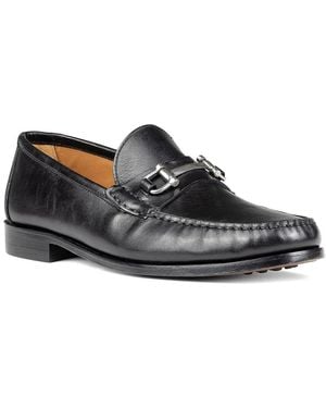 Donald J Pliner Leather Loafer - Black