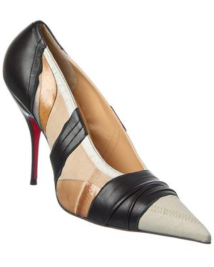 Christian Louboutin X Maison Margiela Martinloula 100 Leather Pump - White