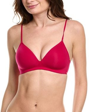 On Gossamer Next To Nothing Micro Wireless Bra - Pink