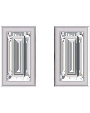 Lab Grown Diamonds 14k 0.25 Ct. Tw. Lab Grown Diamond Earrings - White