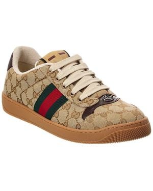 Gucci Screener Gg Canvas Sneaker - Brown