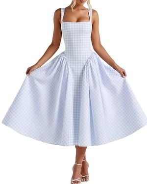 Monique Lagarde Midi Dress - Blue