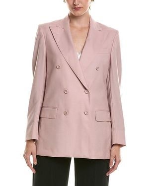 Officine Generale Sandra Wool Jacket - Pink