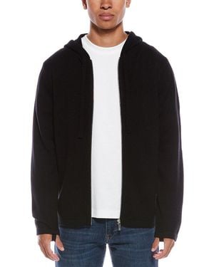 Helmut Lang Wool & Cashmere Zip Hoodie - Black