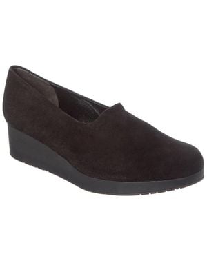 Robert Clergerie Naloh Suede Platform Loafer - Black