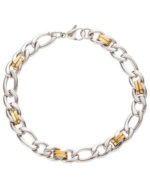 Eye Candy LA Luxe Collection Titanium Cuban Link Bracelet - Metallic