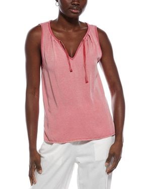XCVI Twill Antoine Tank - Red