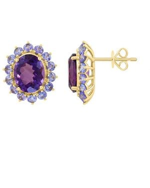 Effy Fine Jewelry 14K 5.80 Ct. Tw. Gemstone Earrings - Metallic