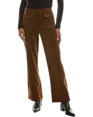 7 For All Mankind Wide Leg Corduroy Trouser - Brown