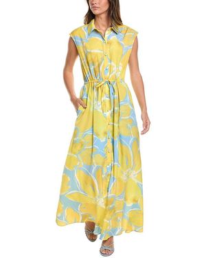 Hutch Layton Maxi Shirtdress - Yellow