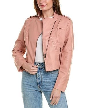 RENE LION Moto Jacket - Blue