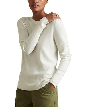 Reiss Annie Wool & Cashmere Jumper - White