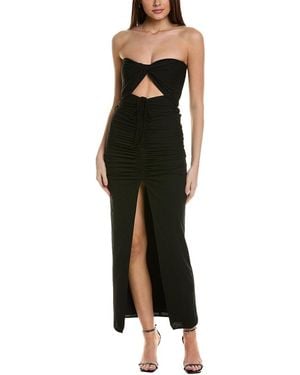 Nicholas Skylar Twist Front Cut Out Gown - Black