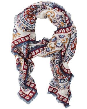 J.McLaughlin Bellini Wool-Blend Scarf - White