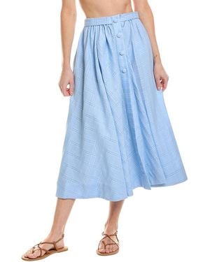 Lisa Marie Fernandez Balloon Skirt - Blue
