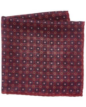 Brunello Cucinelli Silk Pocket Square - Purple