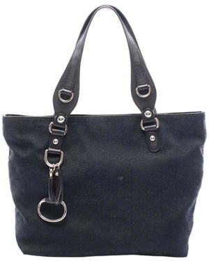 Gucci Icon Bit Tote Bag (authentic Pre-loved) - Black