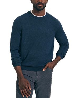 Faherty Mountain Crewneck Jumper - Blue