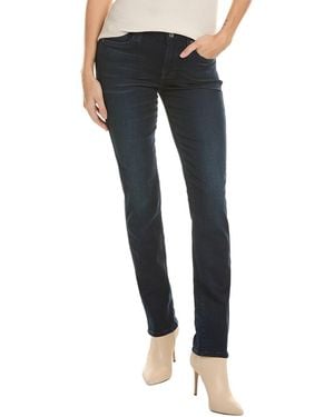 7 For All Mankind Kimmie Siltwlt Blue Form Fitted Straight Leg Jean