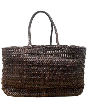 Dragon Diffusion Terrafino Leather Tote - Brown
