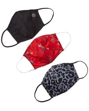 Max Studio Pack Of 3 Cloth Face Masks - Red