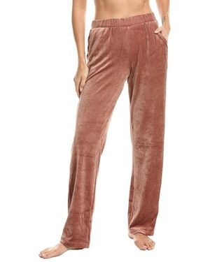 Hanro Velour Pant - Red