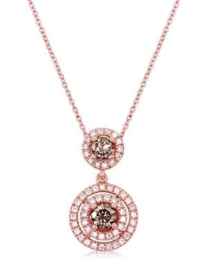 Le Vian 14K Rose 0.75 Ct. Tw. Diamond Pendant - White