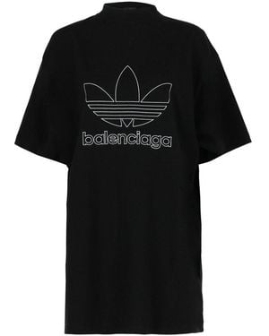 Balenciaga Adidas X Oversized T-Shirt - Black