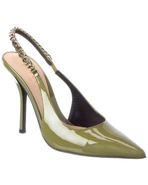Gucci Signoria Patent Slingback Pump - Metallic