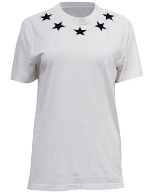 Givenchy Star Embroidered T-shirt, Size Fr 36 (authentic Pre-loved) - Gray